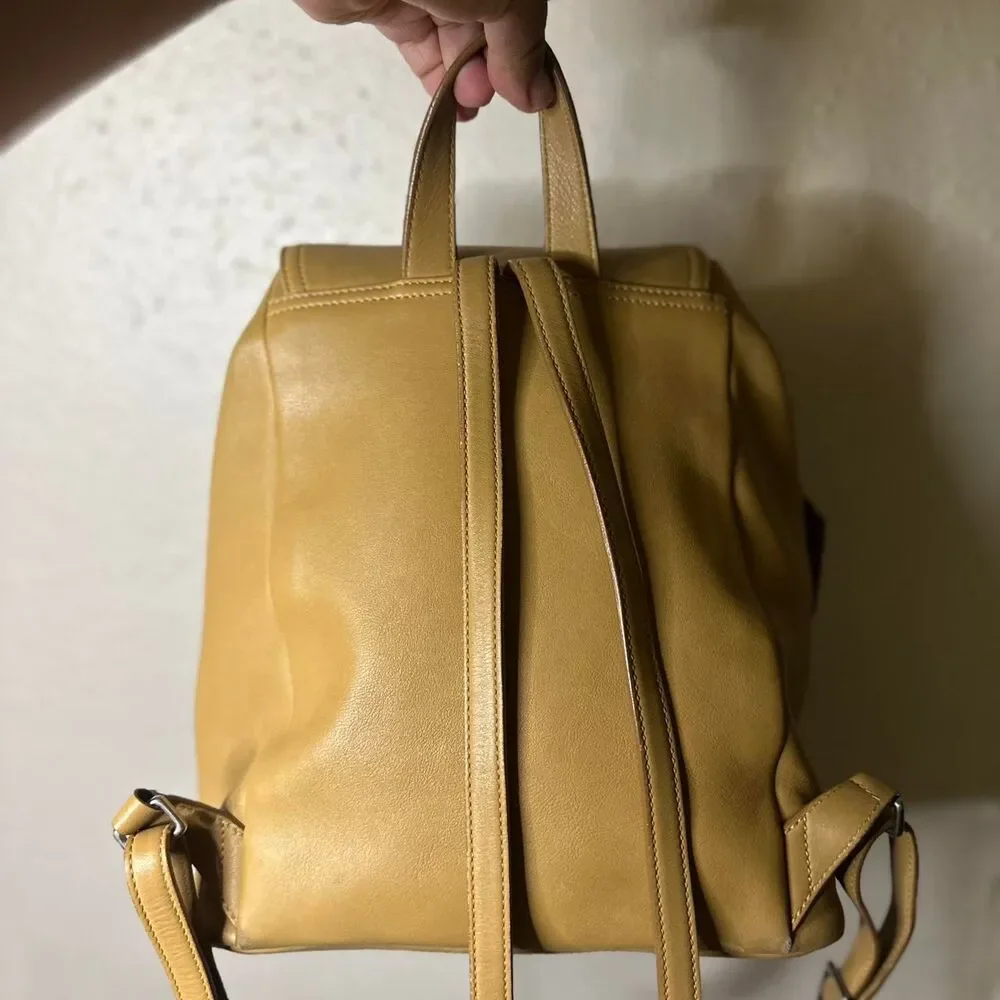 Coach Women's Tan and Yellow Bag